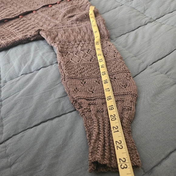 olive vintage wool cardigan - Picture 4 of 9